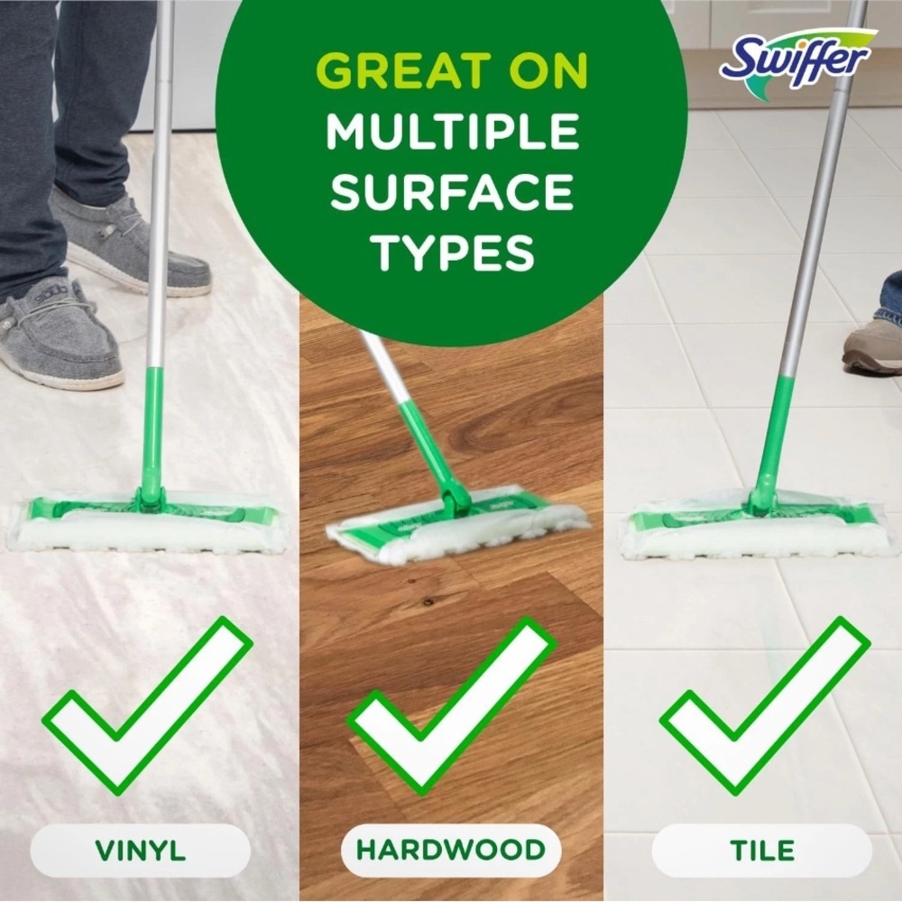 Swiffer Sweeper 2-in-1 Dry + Wet Floor Mopping and Sweeping Kit, 1 Kit - Picture 4 of 6
